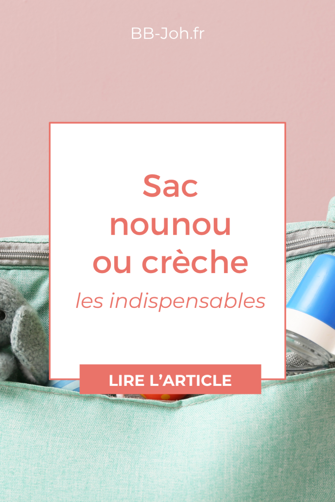 sac crèche nounou