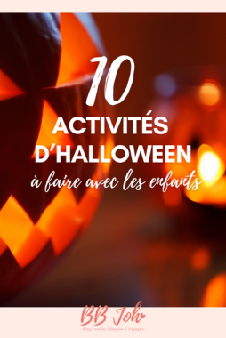 10 idées d'activités d'halloween pour les enfants à la fois simples, rapides à faire et sans besoin de matériel compliqué.